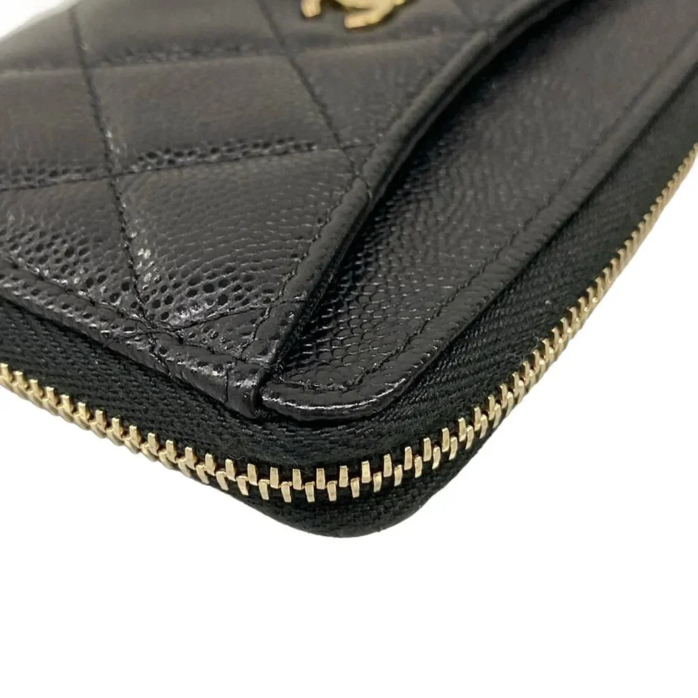 Chanel Classic Zip Card Case / Matrasse Coin Case